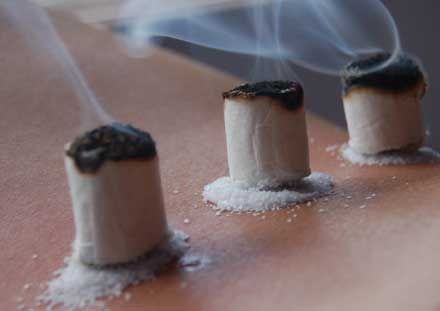 Moxibustion provides a very effective heating treatment 